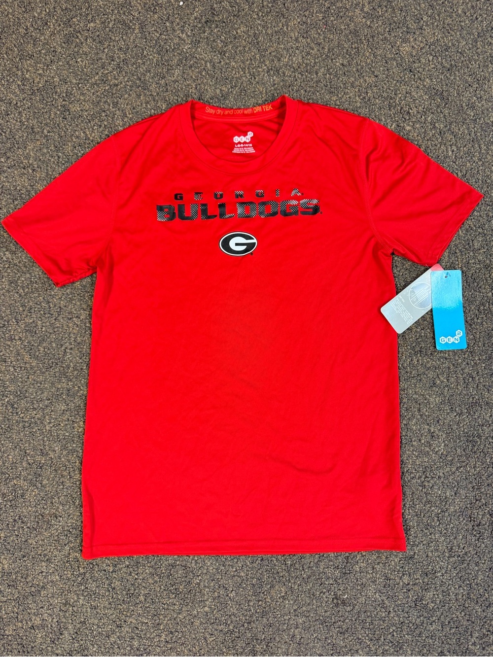 Georgia Bulldogs Red Performance T-Shirt-Kids